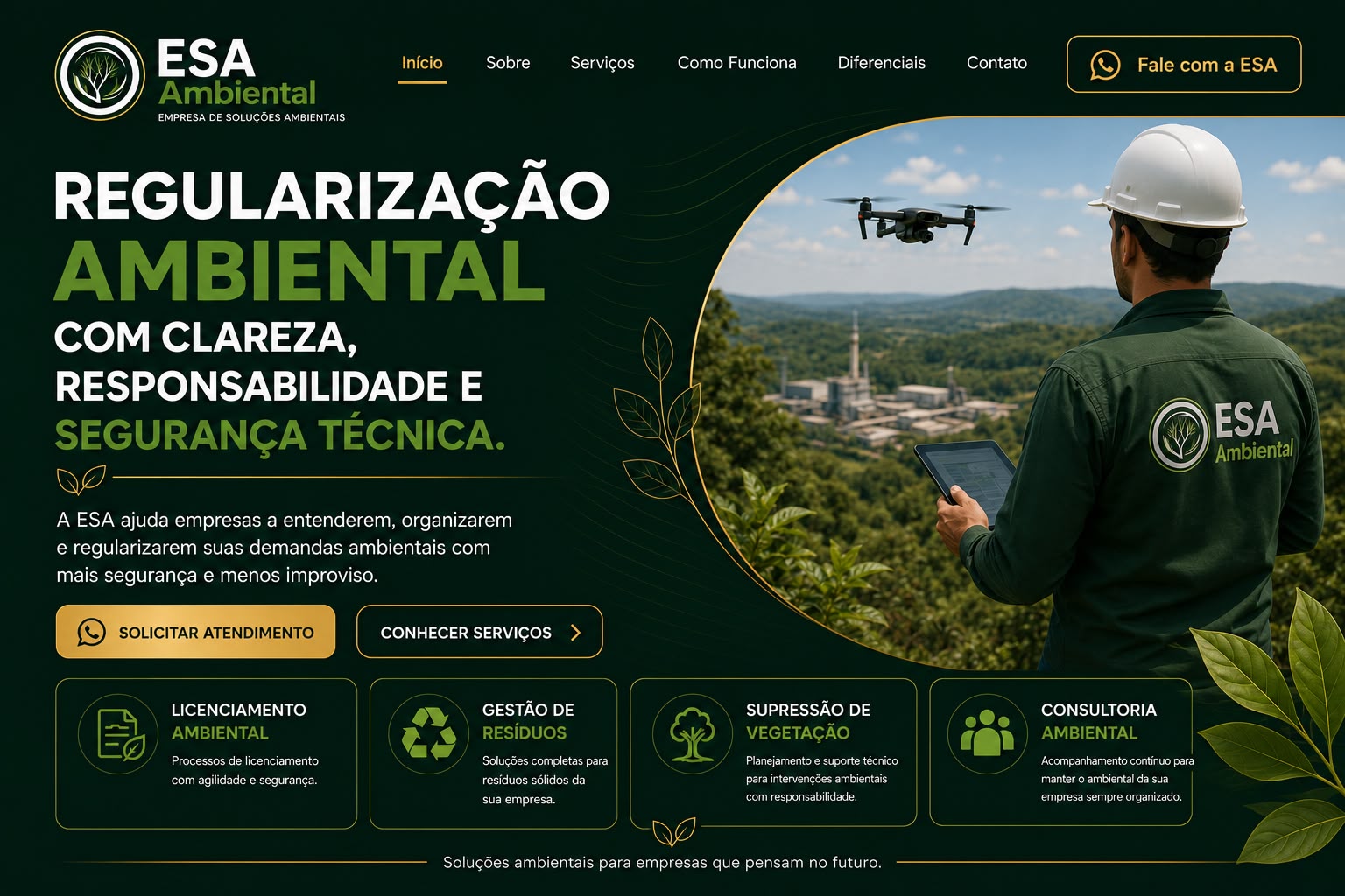 ESA Ambiental — Regularização ambiental com clareza, responsabilidade e segurança técnica